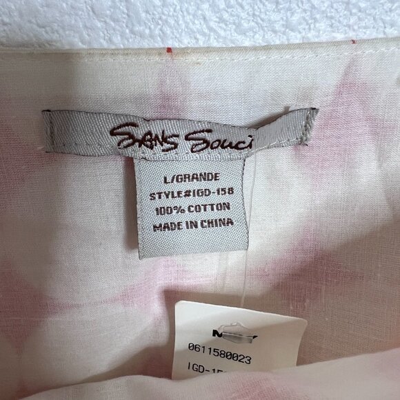 San's Souci Retro Orange Dress W/ Side Zipper / Big Circle Pattern - Large - NWT - Picture 11 of 13